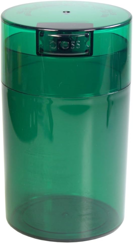 Tightvac - 1 to 6 oz Vacuum Sealed Storage Container, Green Tint
