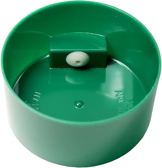 Tightvac - 1 oz to 6 ounce Airtight Multi-Use Vacuum Seal Portable Storage Container for Dry Goods, Food, and Herbs - Dark Green Cap & Black Body