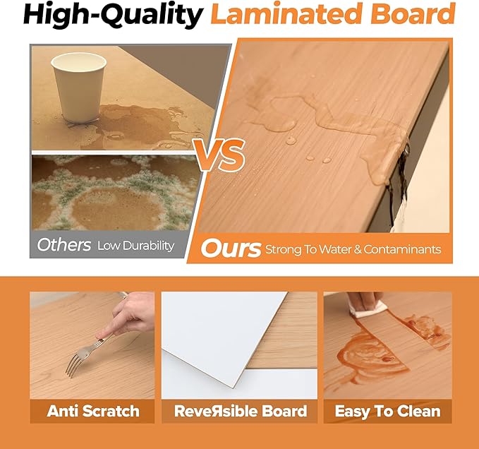 HOMEDANT 5 Tier Storage Shelves Adjustable Laminated Boltless Garage Metal Shelving Unit Heavy Duty Utility Rack Shelf Warehouse Pantry Closet Kitchen 35.9" W x 16.2" D x 71.3" H 10Pack