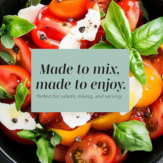 COOK WITH COLOR Mixing Bowls with Lids - 12 Piece Plastic Nesting Bowls Set includes 6 Prep Bowls and 6 Lids, Microwave Safe Mixing Bowl Set, Mint Embossed